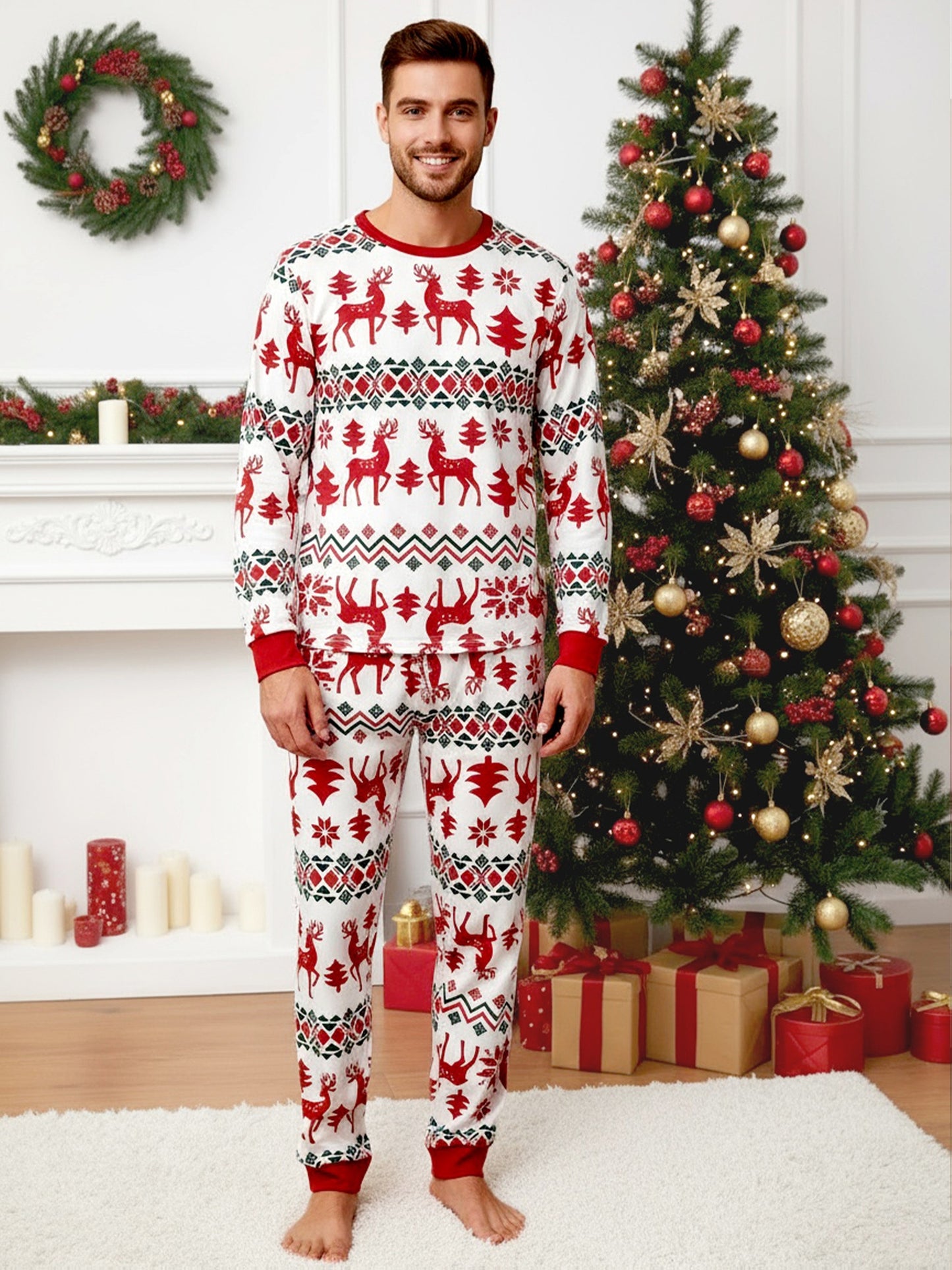 Couple's Christmas pajamas