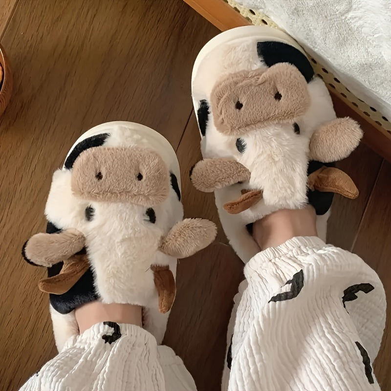 Winter Slippers - Cow