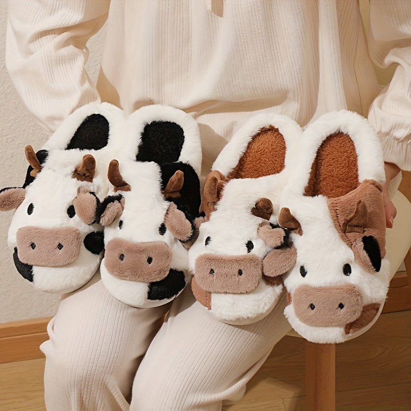 Winter Slippers - Cow