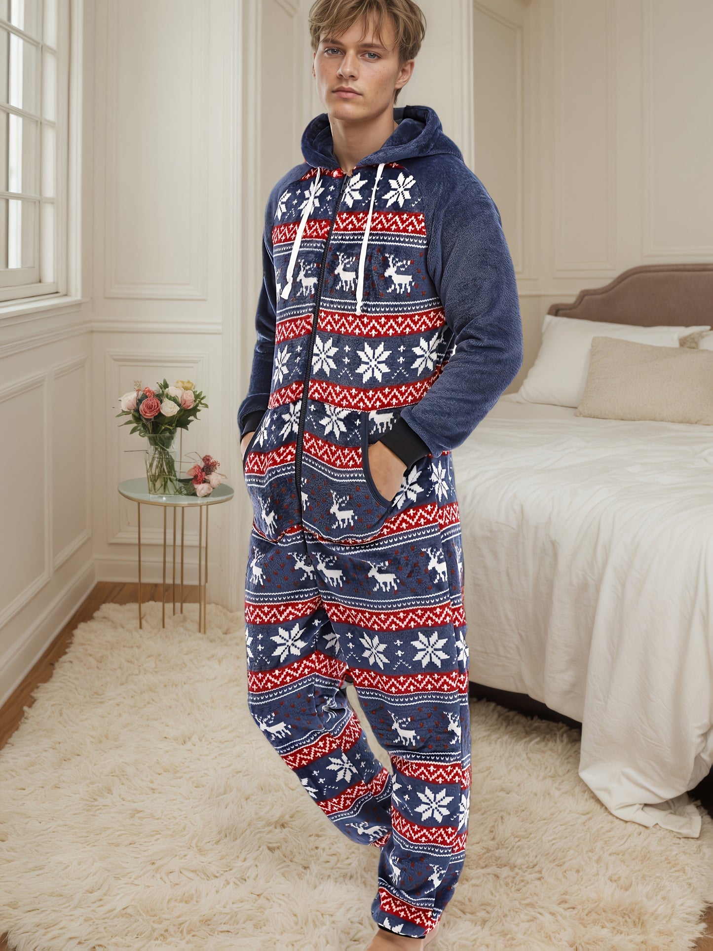 Men's Hooded Onesie