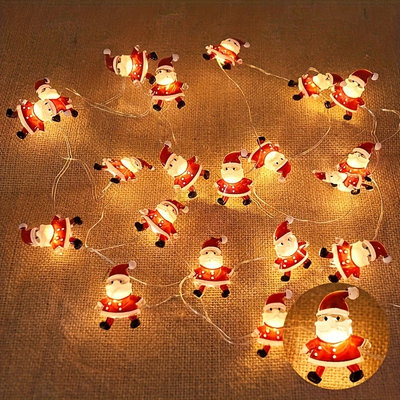Santa Claus & Snowman LED Light String