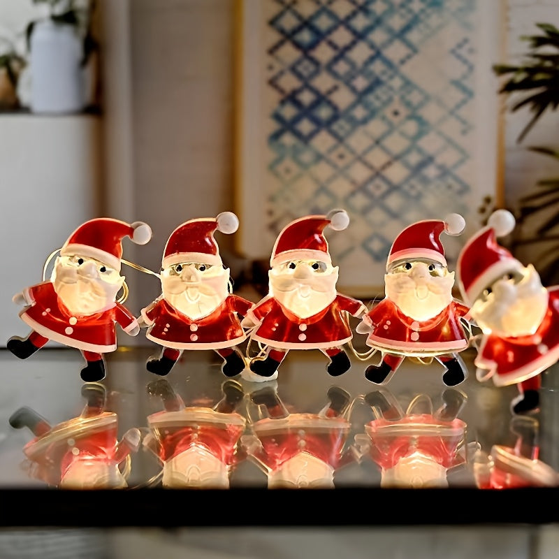 Santa Claus & Snowman LED Light String
