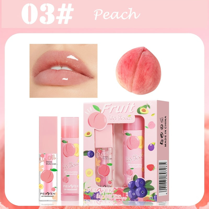 Fruit Lip Balm + Lip Oil Set