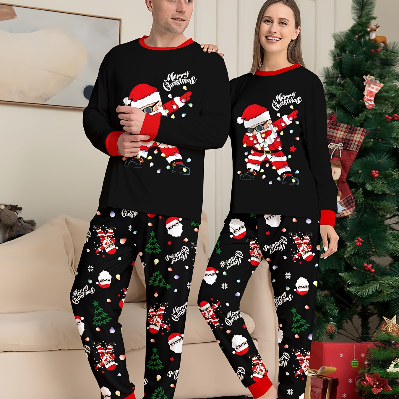 Couple Christmas pajamas