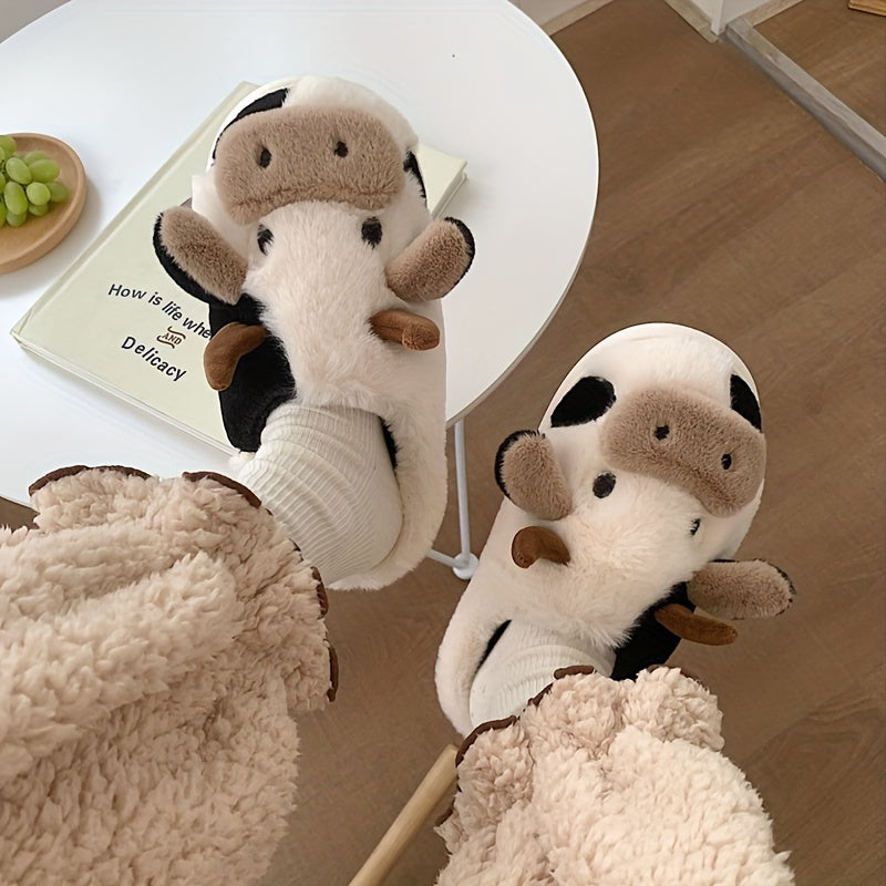 Winter Slippers - Cow