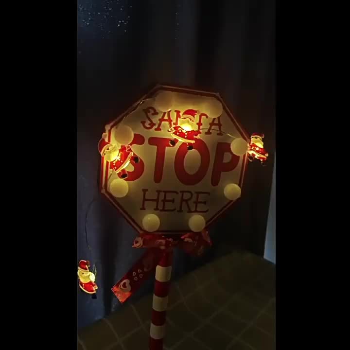 Santa Claus & Snowman LED Light String