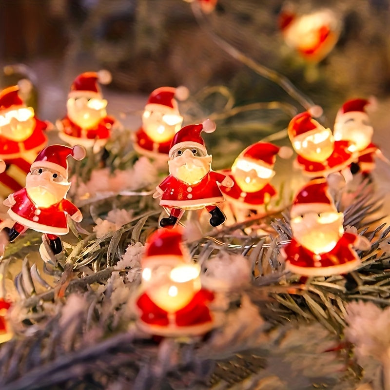 Santa Claus & Snowman LED Light String