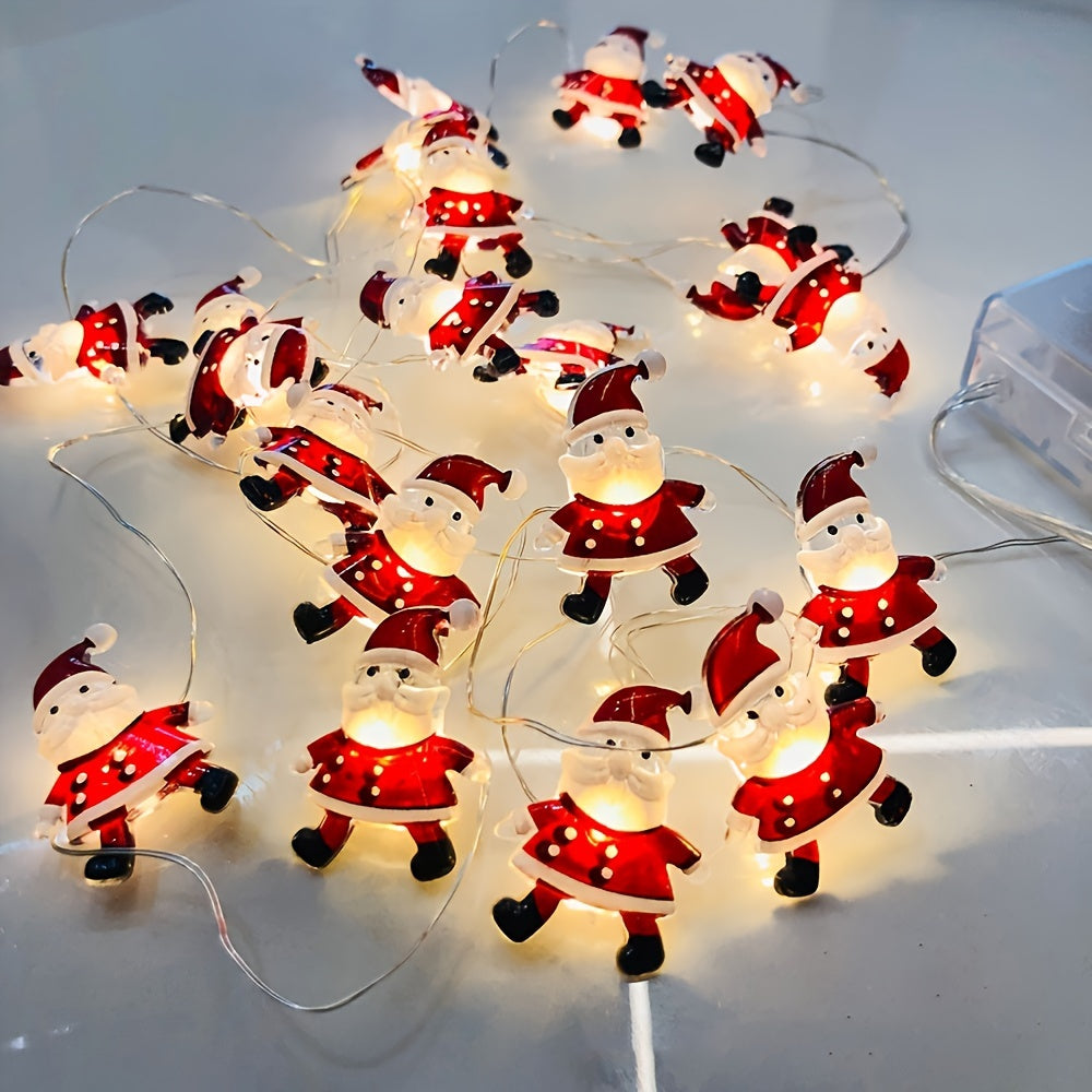 Santa Claus & Snowman LED Light String