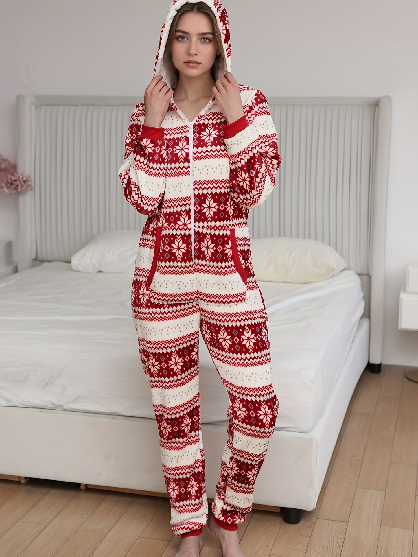 Women's Christmas jumpsuit