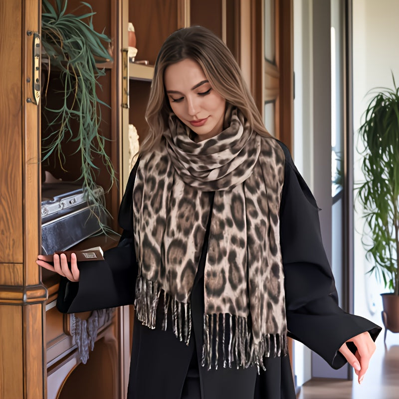 Leopard Scarf