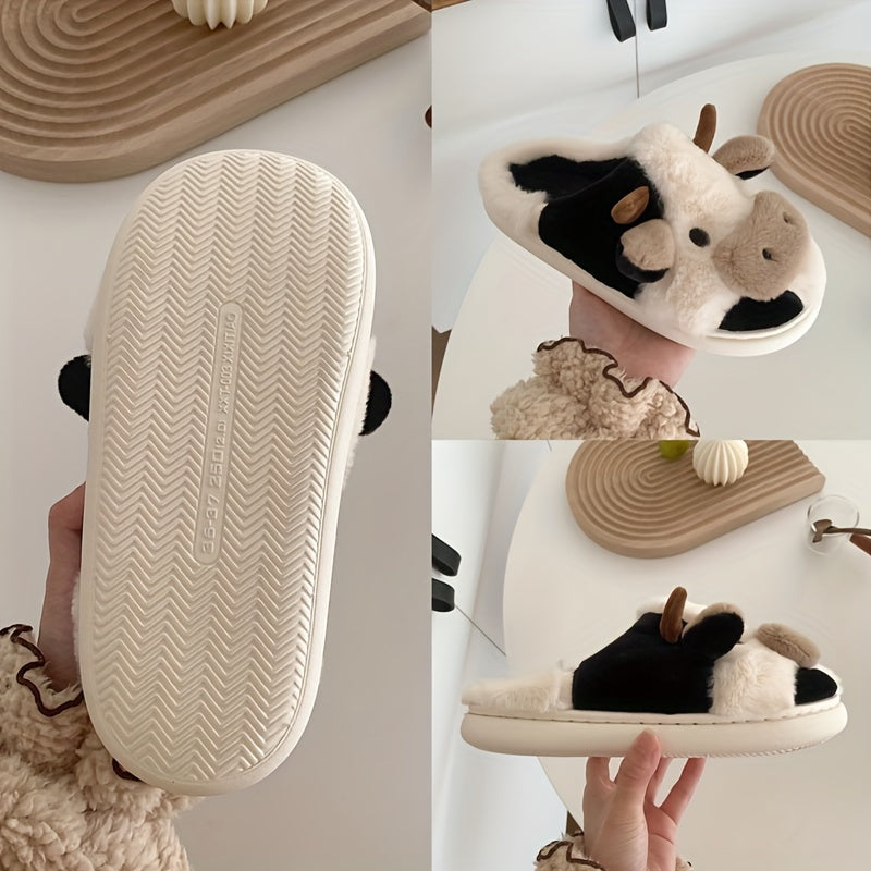 Winter Slippers - Cow